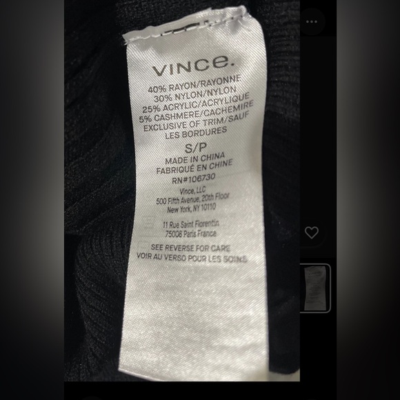 Vince Grey Skinny Ribbed Cardigan Sweater - Picture 7 of 7